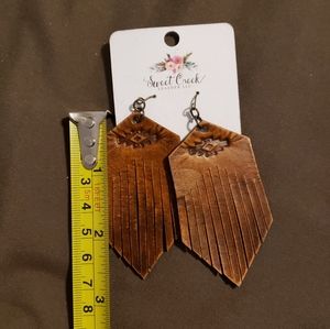 Sweet creek leather earrings lot of 6